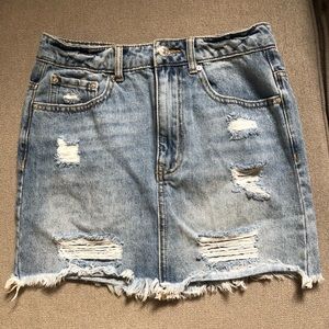 Forever 21 denim skirt.